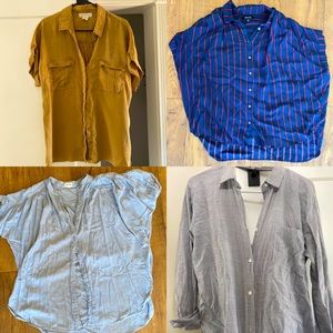 4 Button Down Shirts